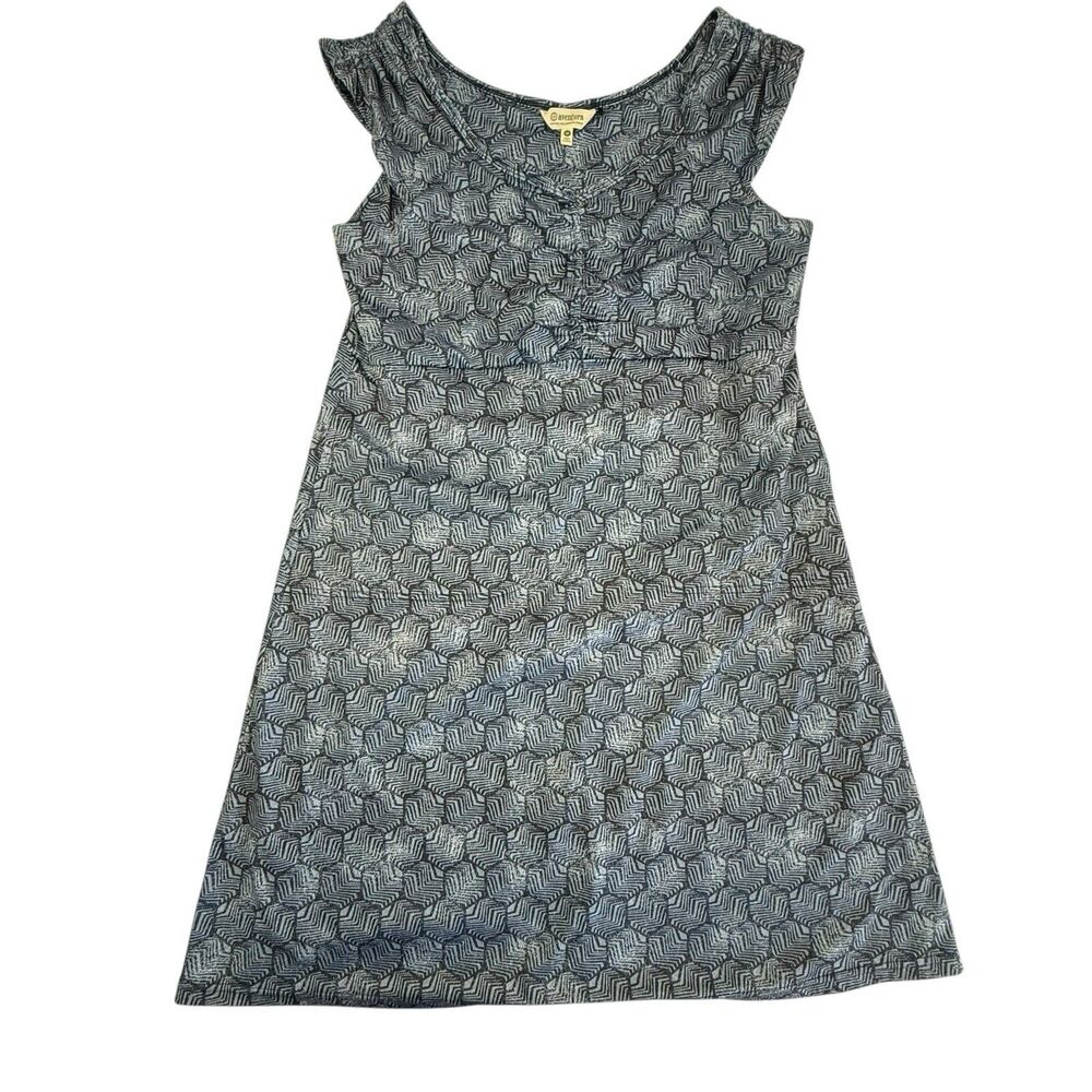 Aventura Soledad Sleeveless Dress Women Size Medium Blue Jersey Knit